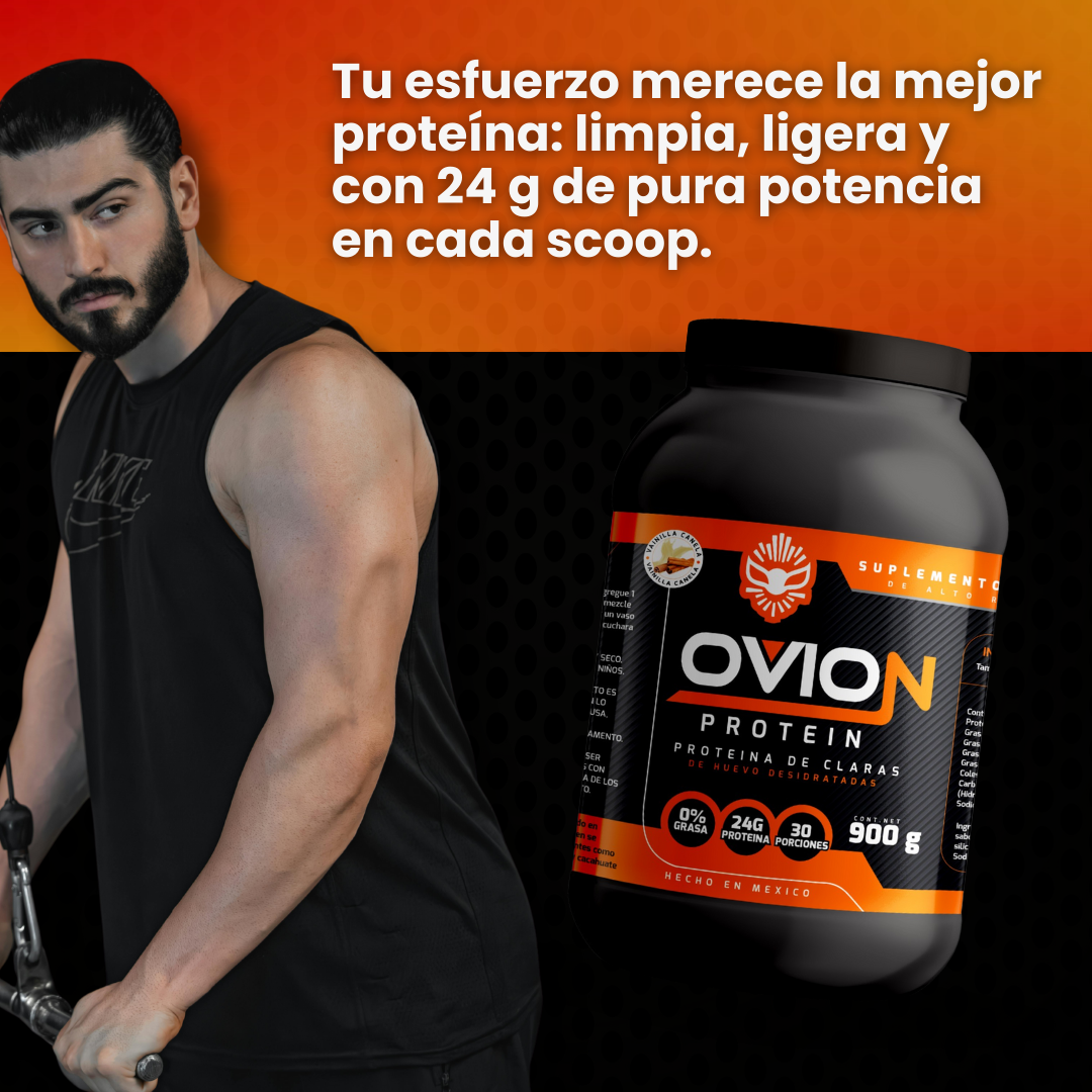 Proteína de Claras de huevo deshidratadas, 30 Servicios - OVION Protein
